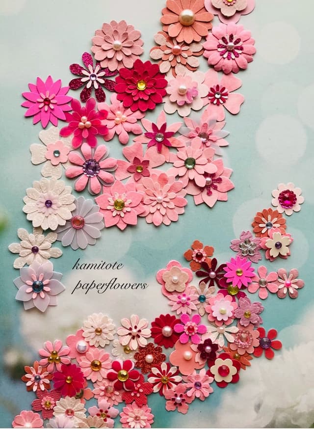 Pink Flowers Two Sizes (1.5-2.5cm)